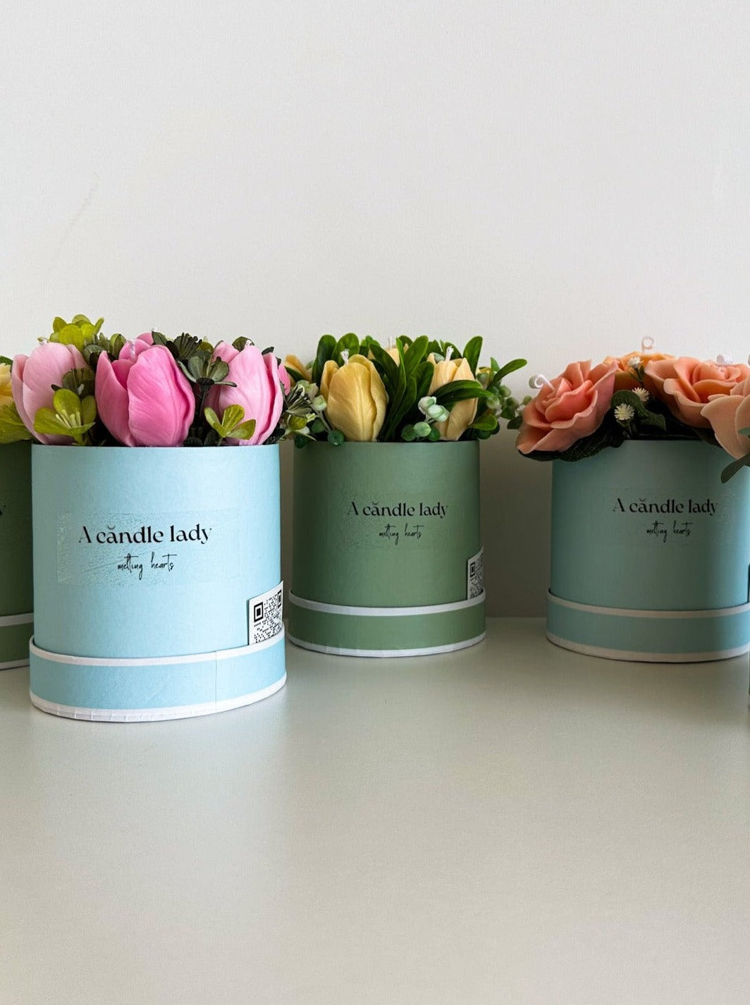 Candle Tulip Bouquet