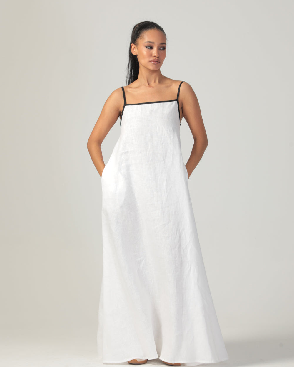 Amelia Linen Dress