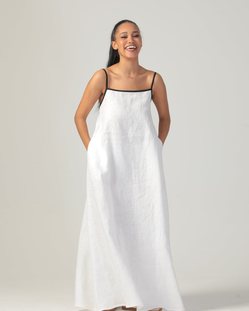 Amelia Linen Dress