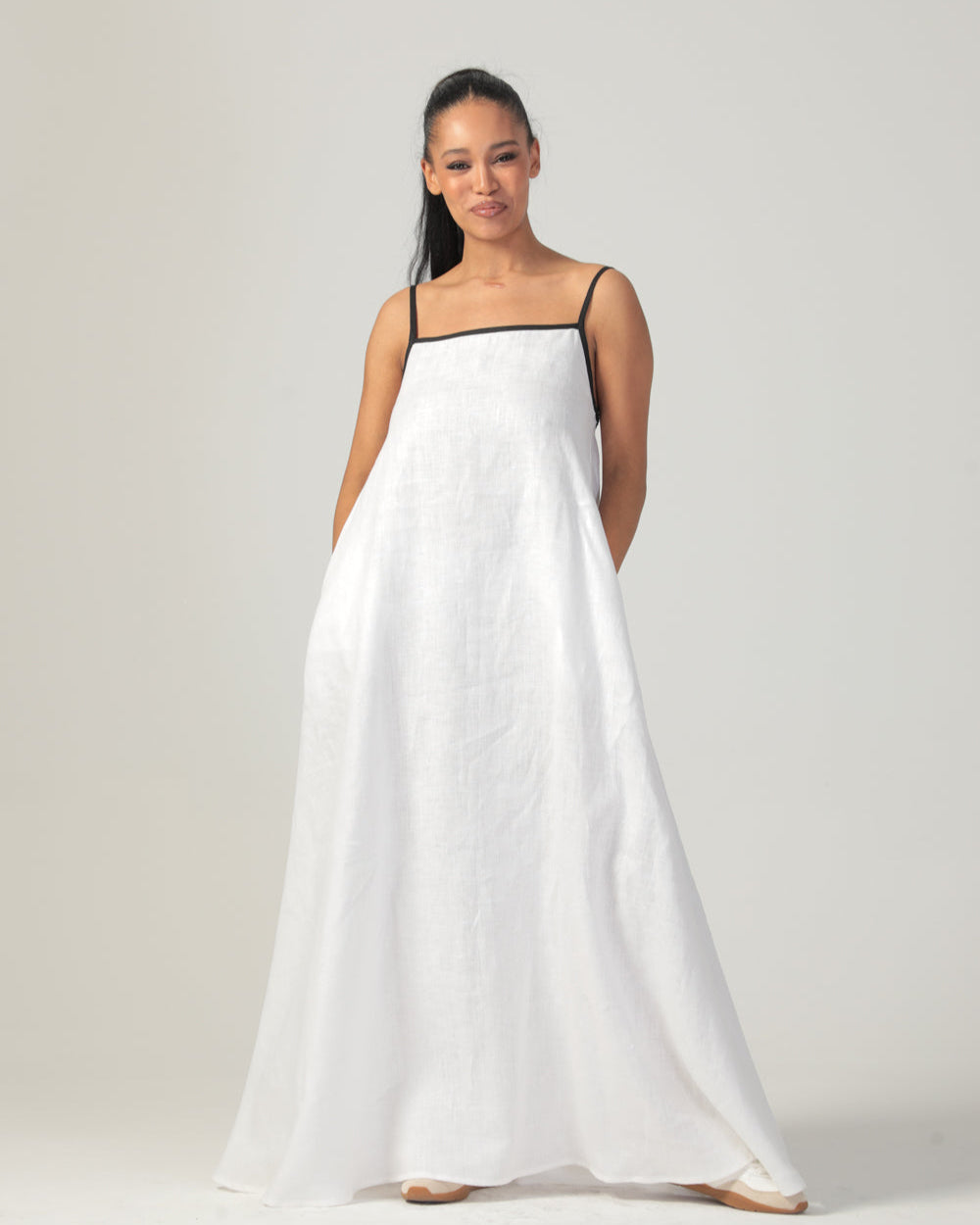 Amelia Linen Dress