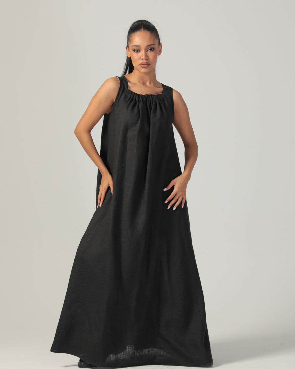 Clara Linen Dress