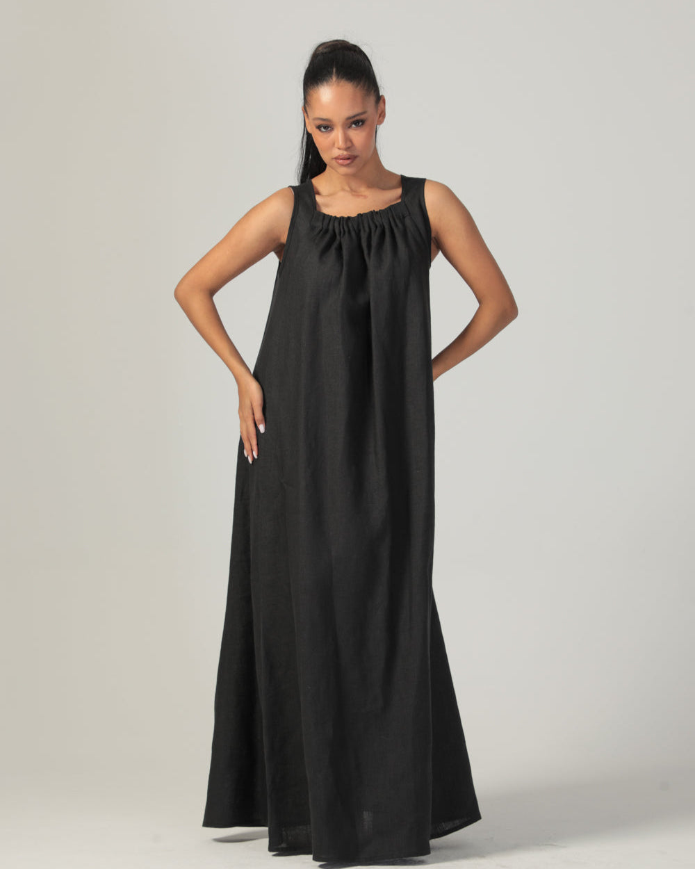 Clara Linen Dress