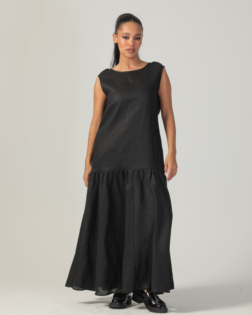 Lilia Linen Dress