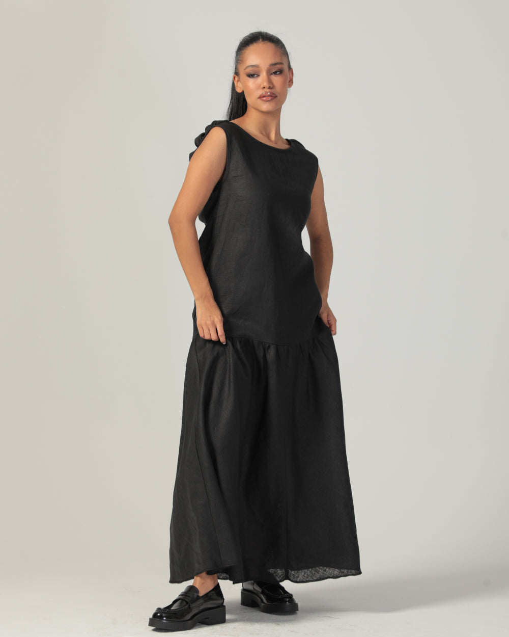 Lilia Linen Dress