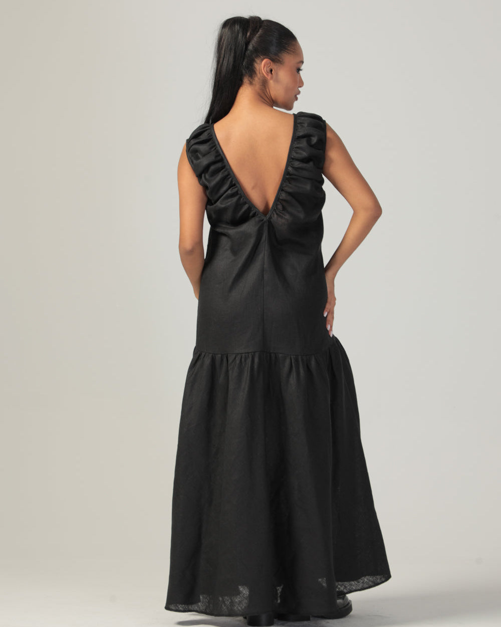 Lilia Linen Dress