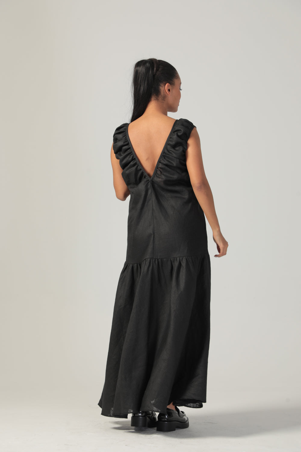 Lilia Linen Dress