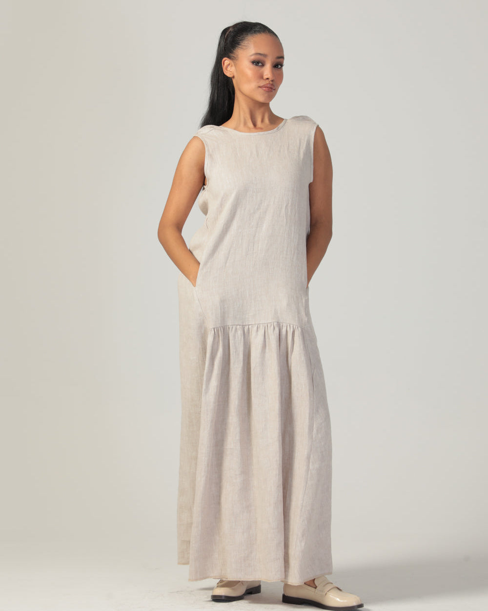 Lilian Linen Dress