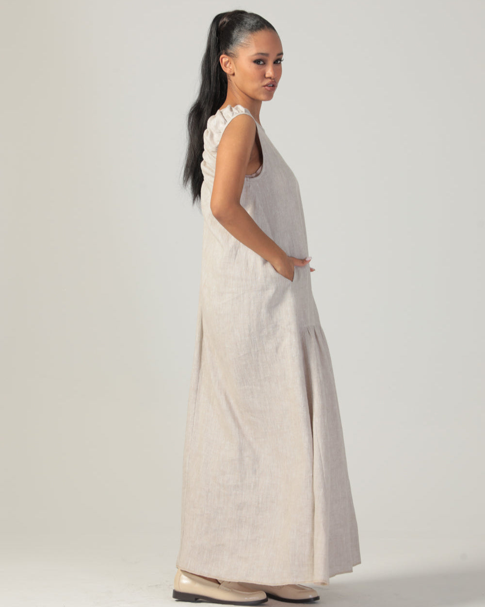 Lilian Linen Dress