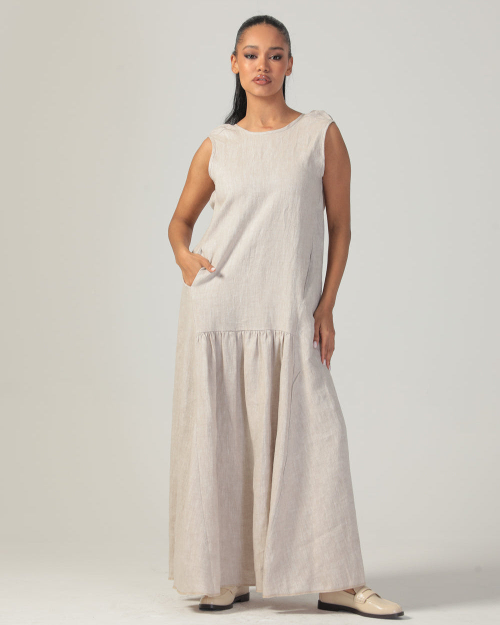 Lilian Linen Dress