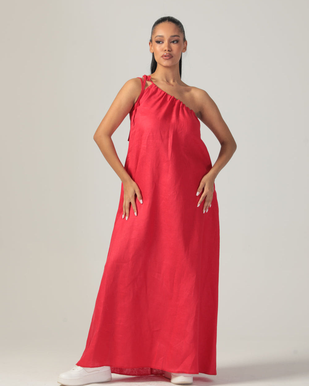 Elara Linen Dress