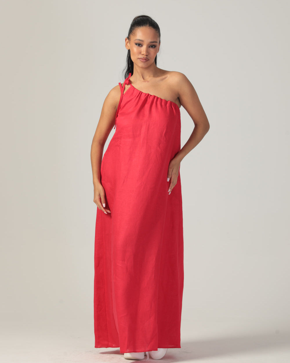 Elara Linen Dress