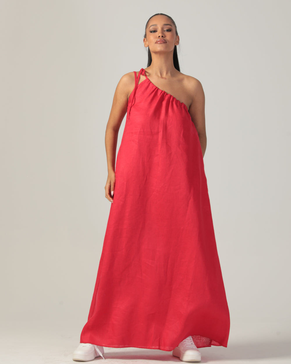 Elara Linen Dress