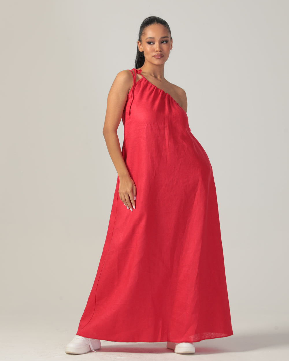 Elara Linen Dress