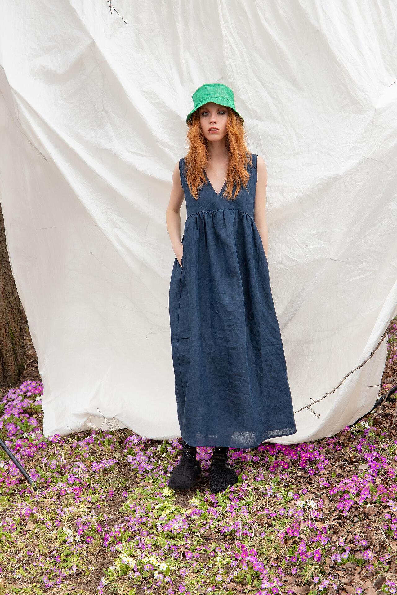 Linen Dress YENTE