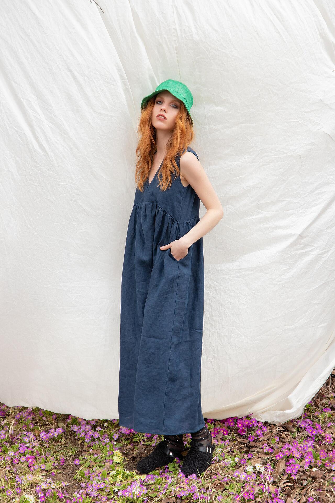Linen Dress YENTE