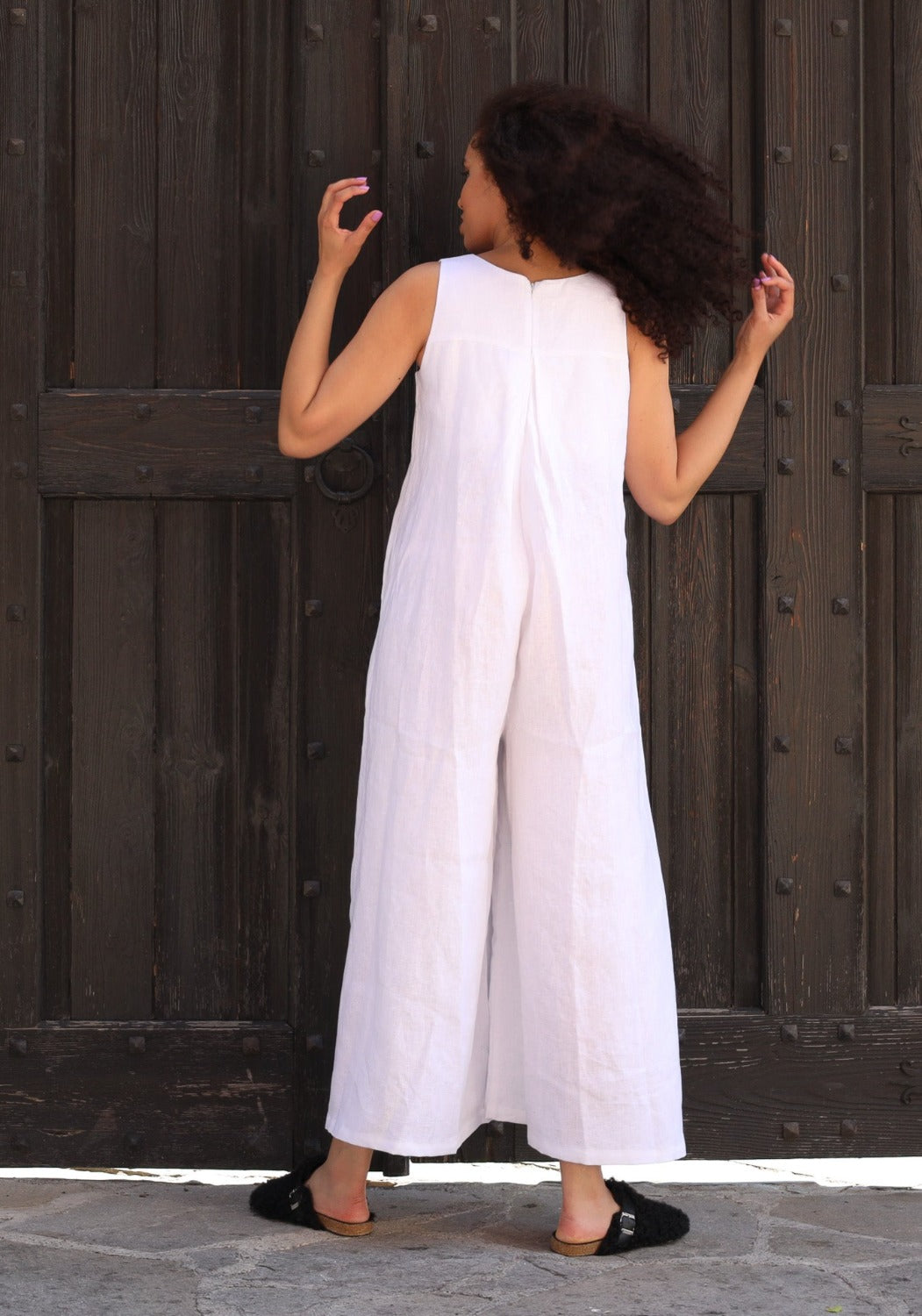 Linen Jumpsuit - AZANAMI