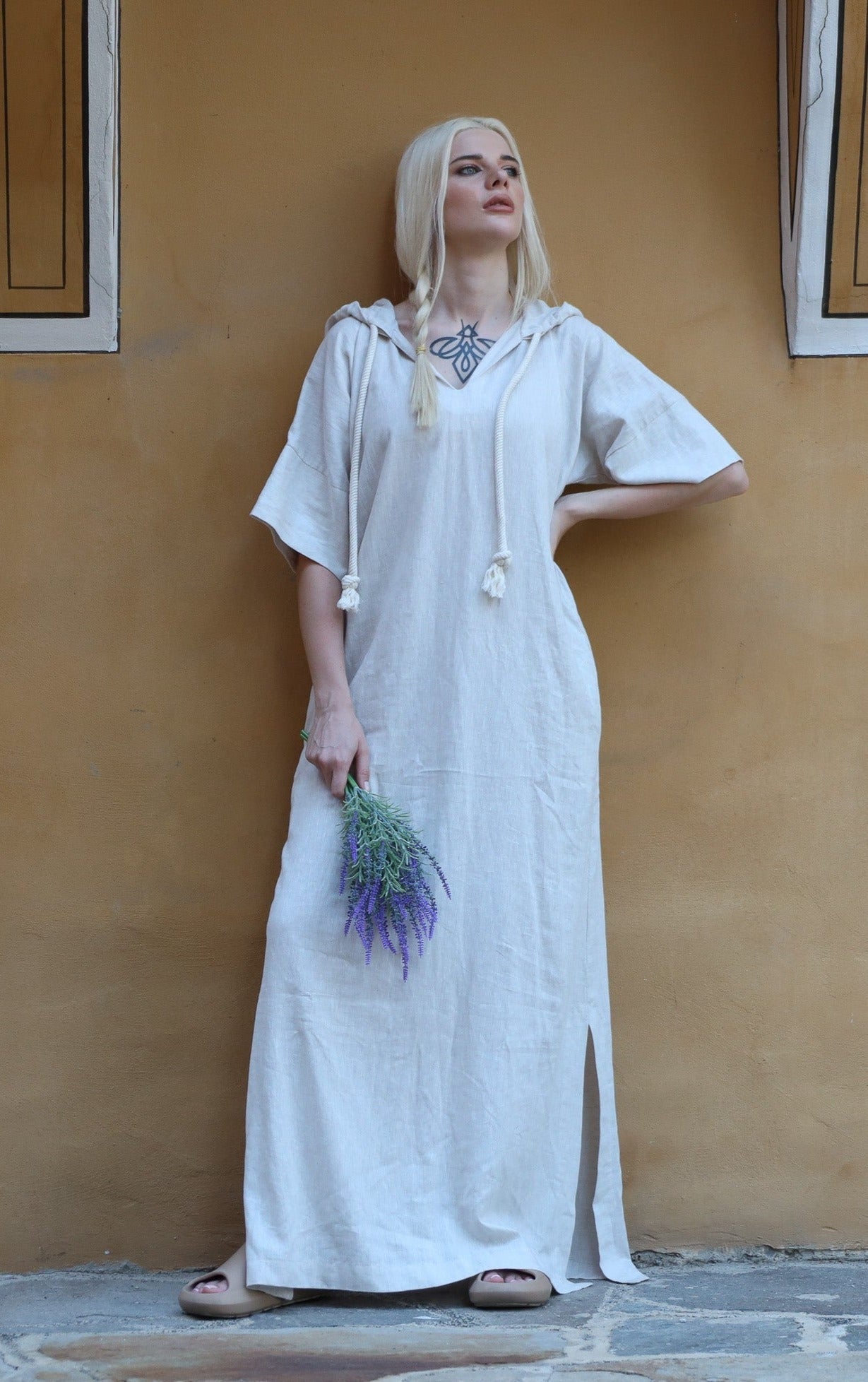 Maxi Linen Dress - FEREZ