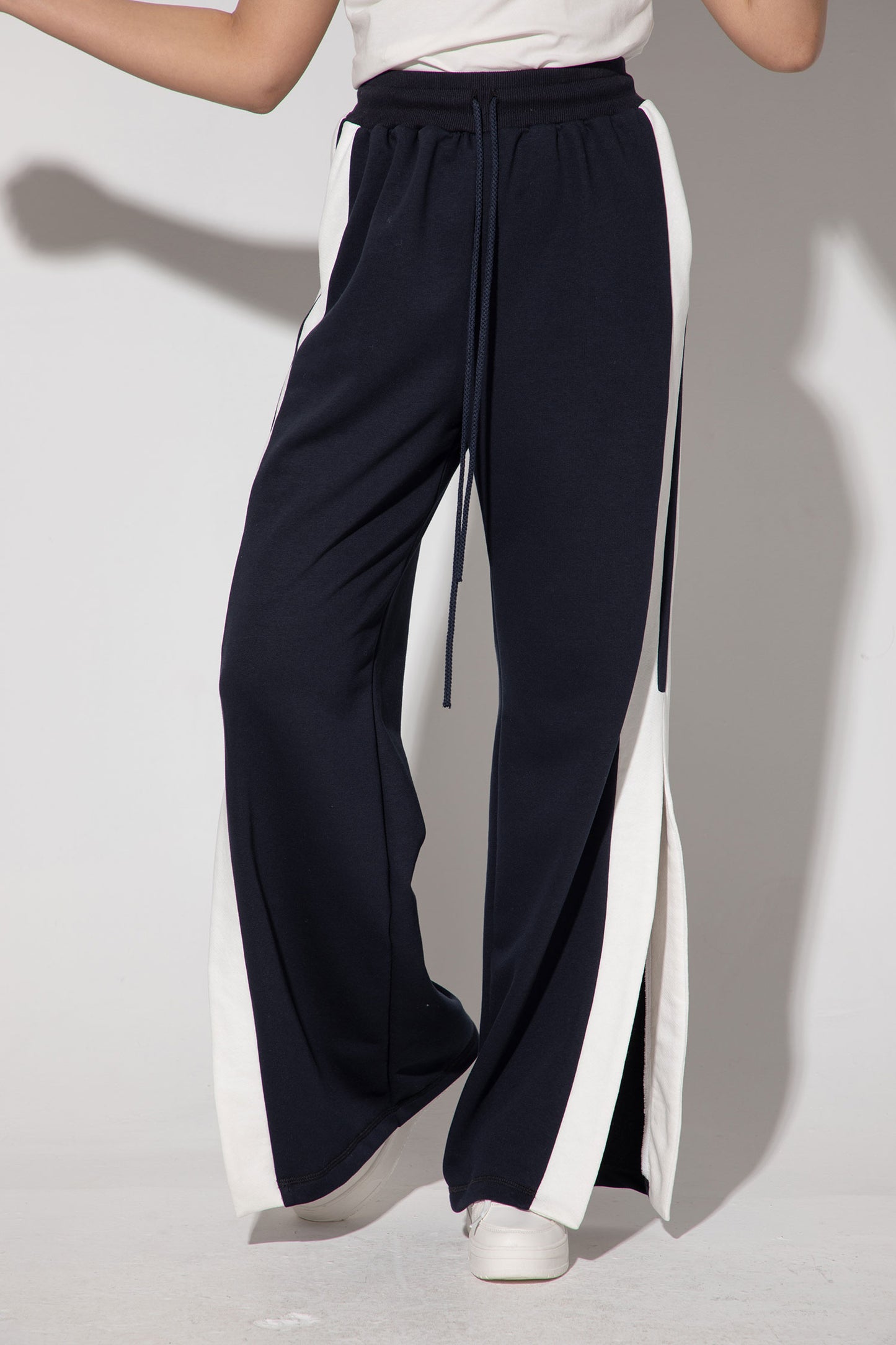 High-Waisted Cotton Pants- JOCOSA