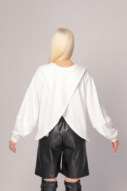 AELLA - Blouse with crossed back