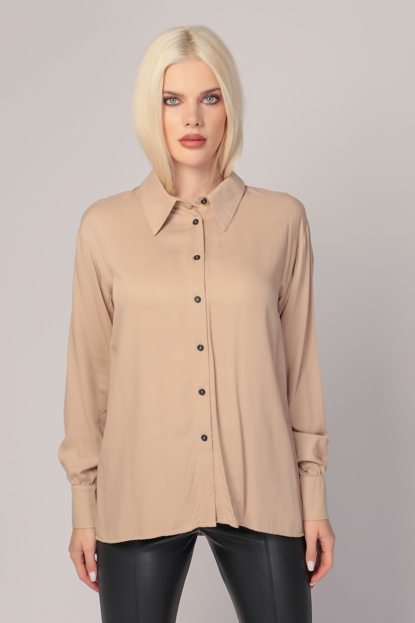 Relaxed viscose shirt - ADLA
