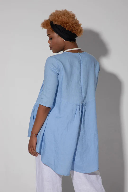 Headband in soft linen fabric - KAI