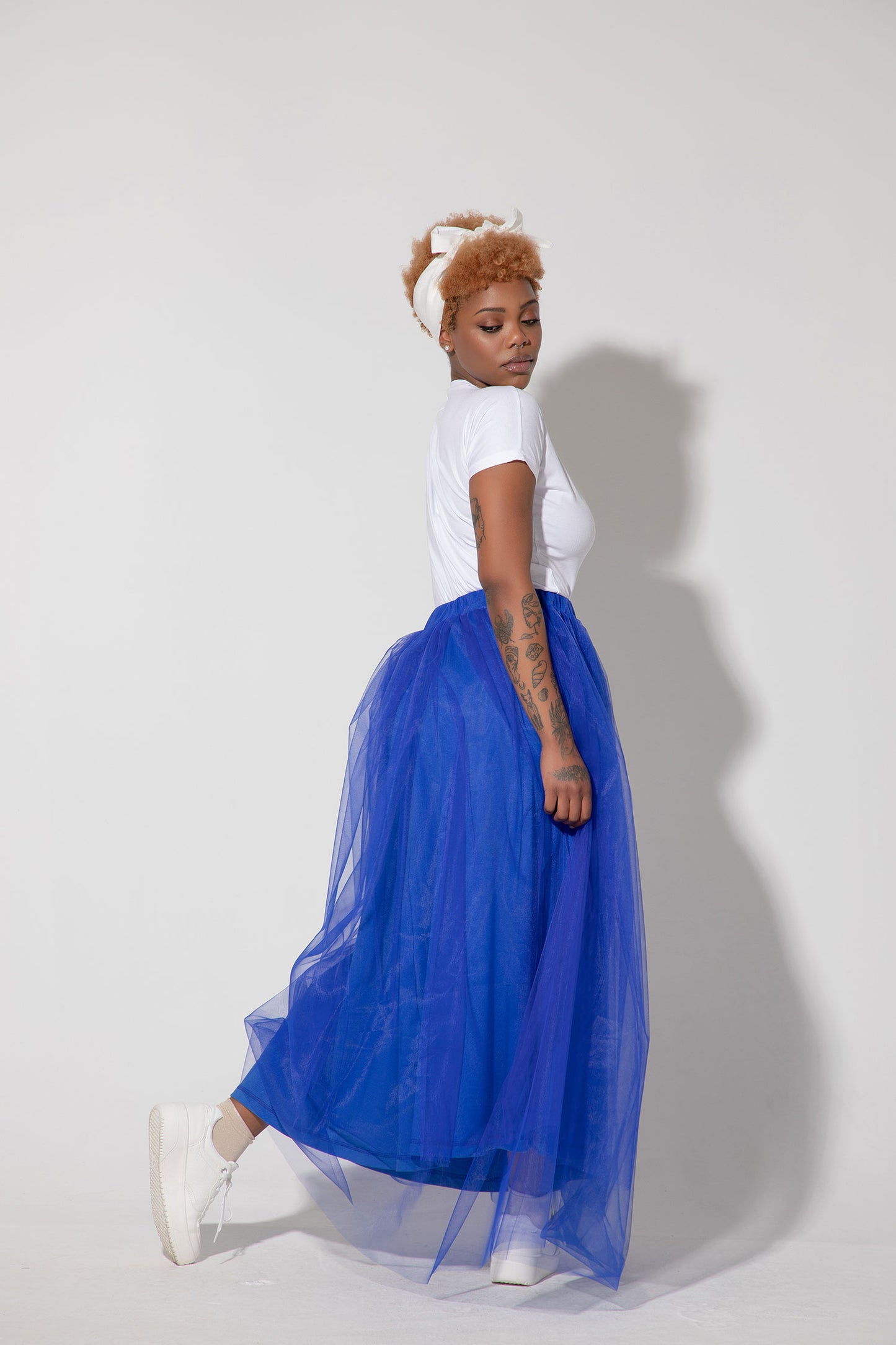 Tulle Maxi Skirt - AMORA