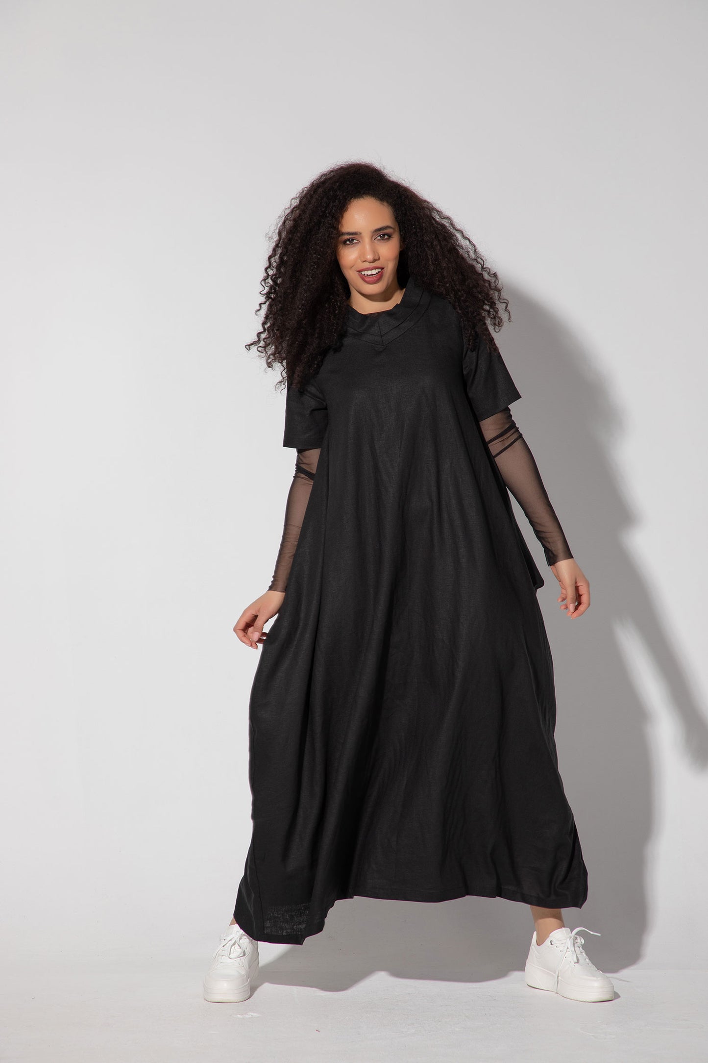Maxi Linen Dress - NARISSA