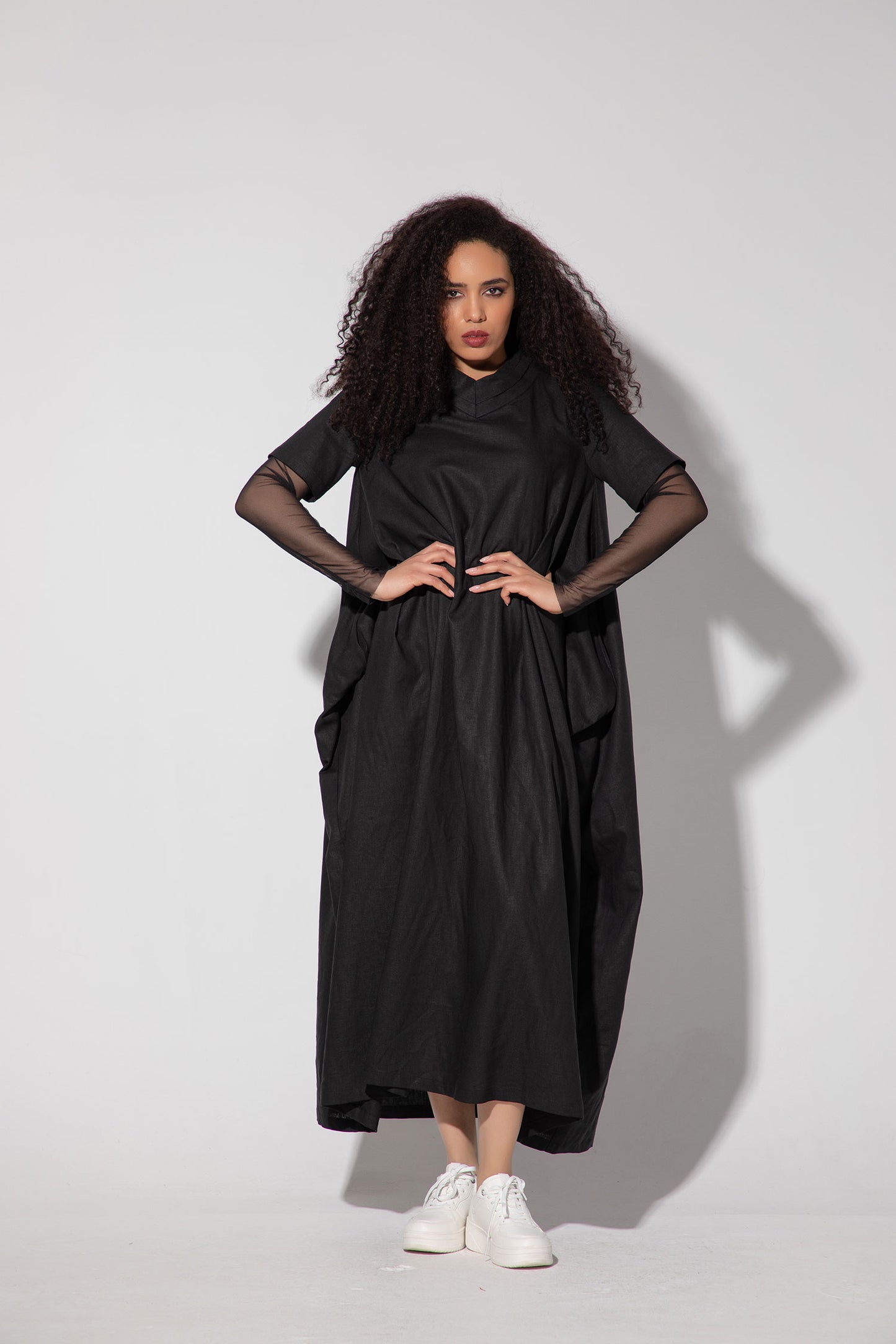 Maxi Linen Dress - NARISSA
