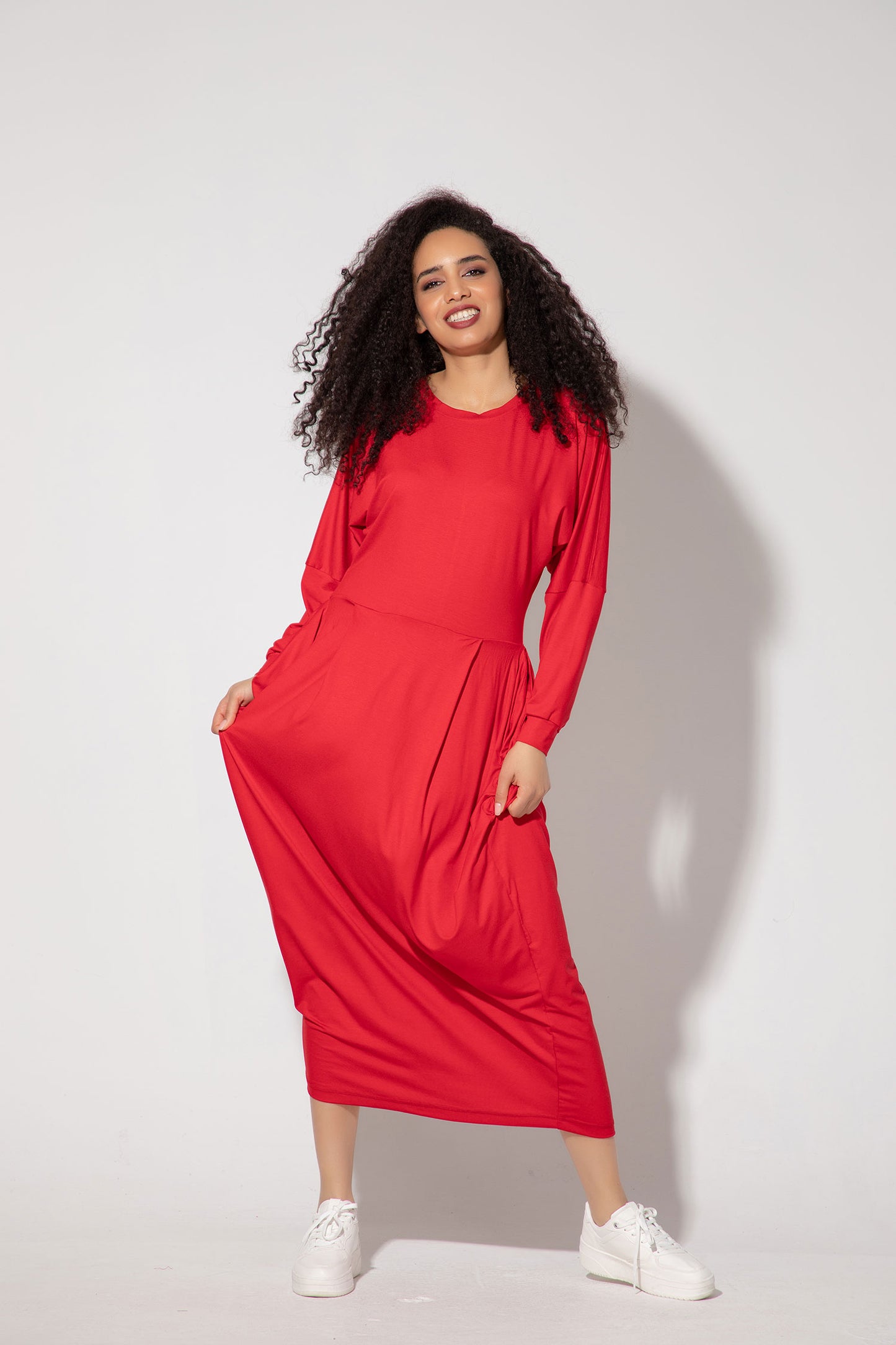 Artistic Viscose Dress - MEDORA