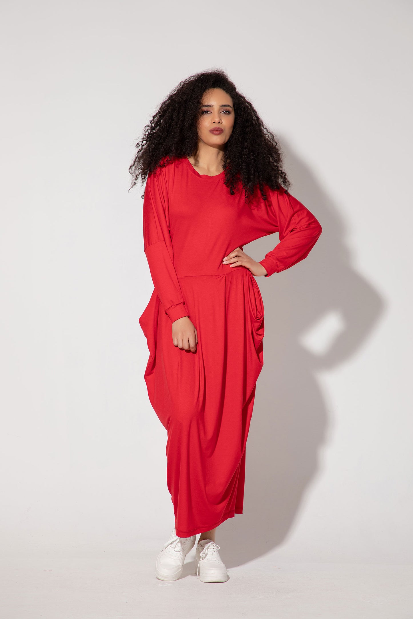 Artistic Viscose Dress - MEDORA