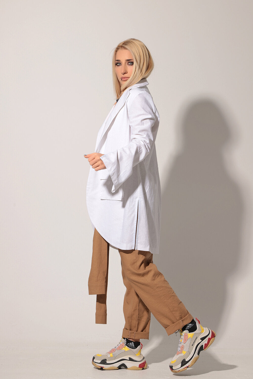 Soft linen blazer - ESSA
