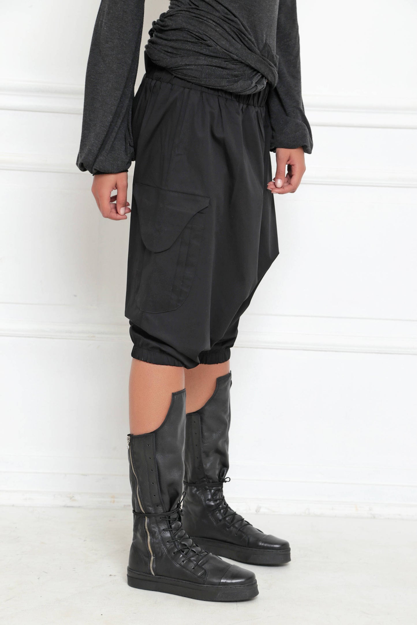 Drop crotch baggy pants - KATSUKI