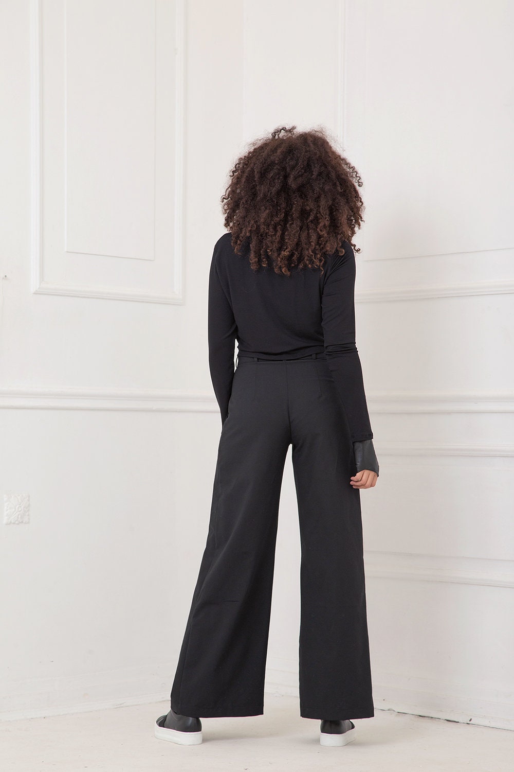 Pants with tie belt - MADLEN