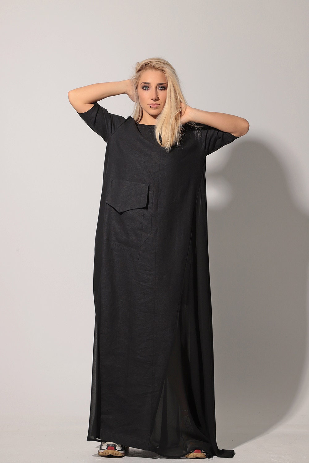 Linen Maxi Dress - AIKA