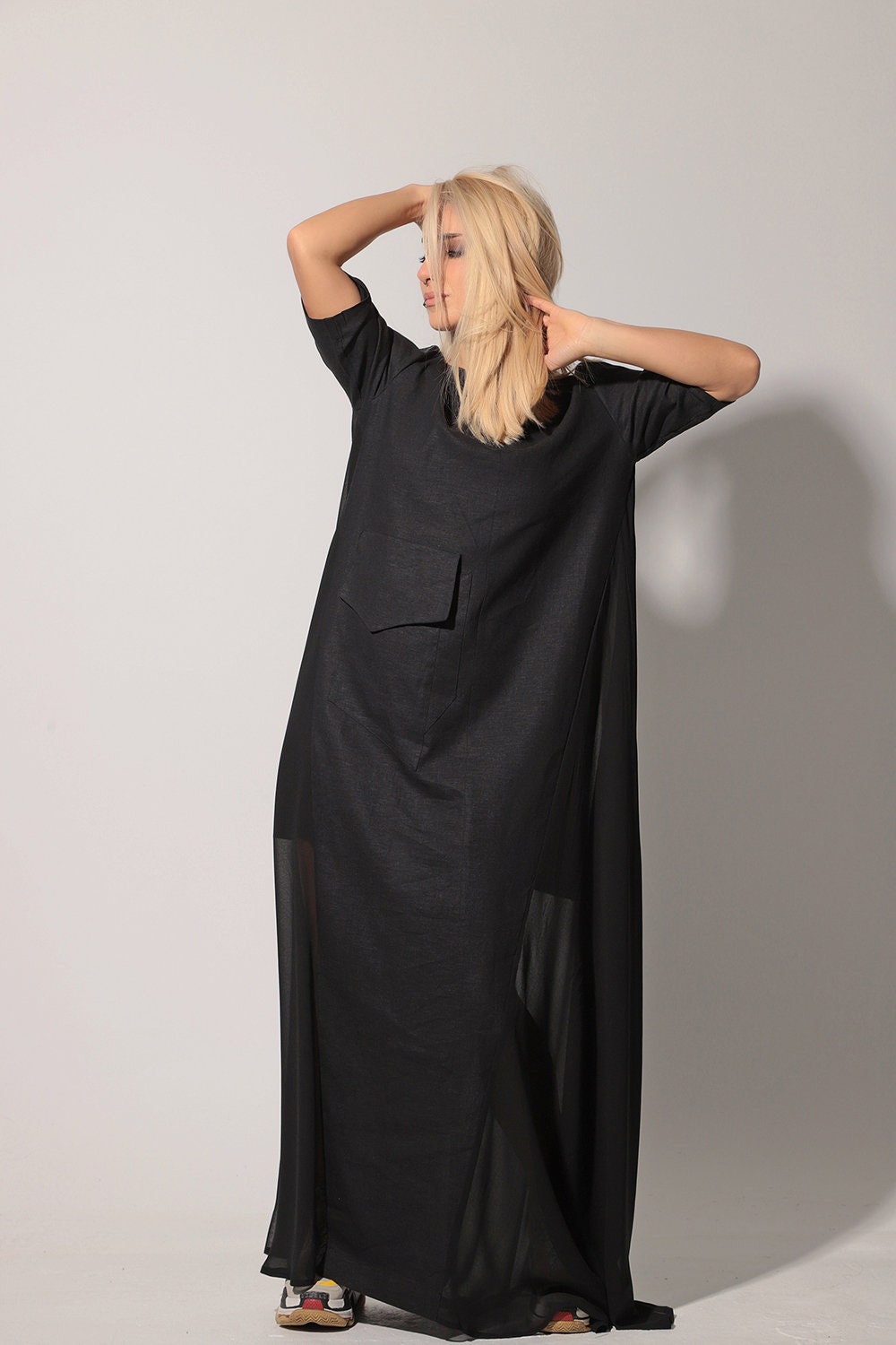 Linen Maxi Dress - AIKA