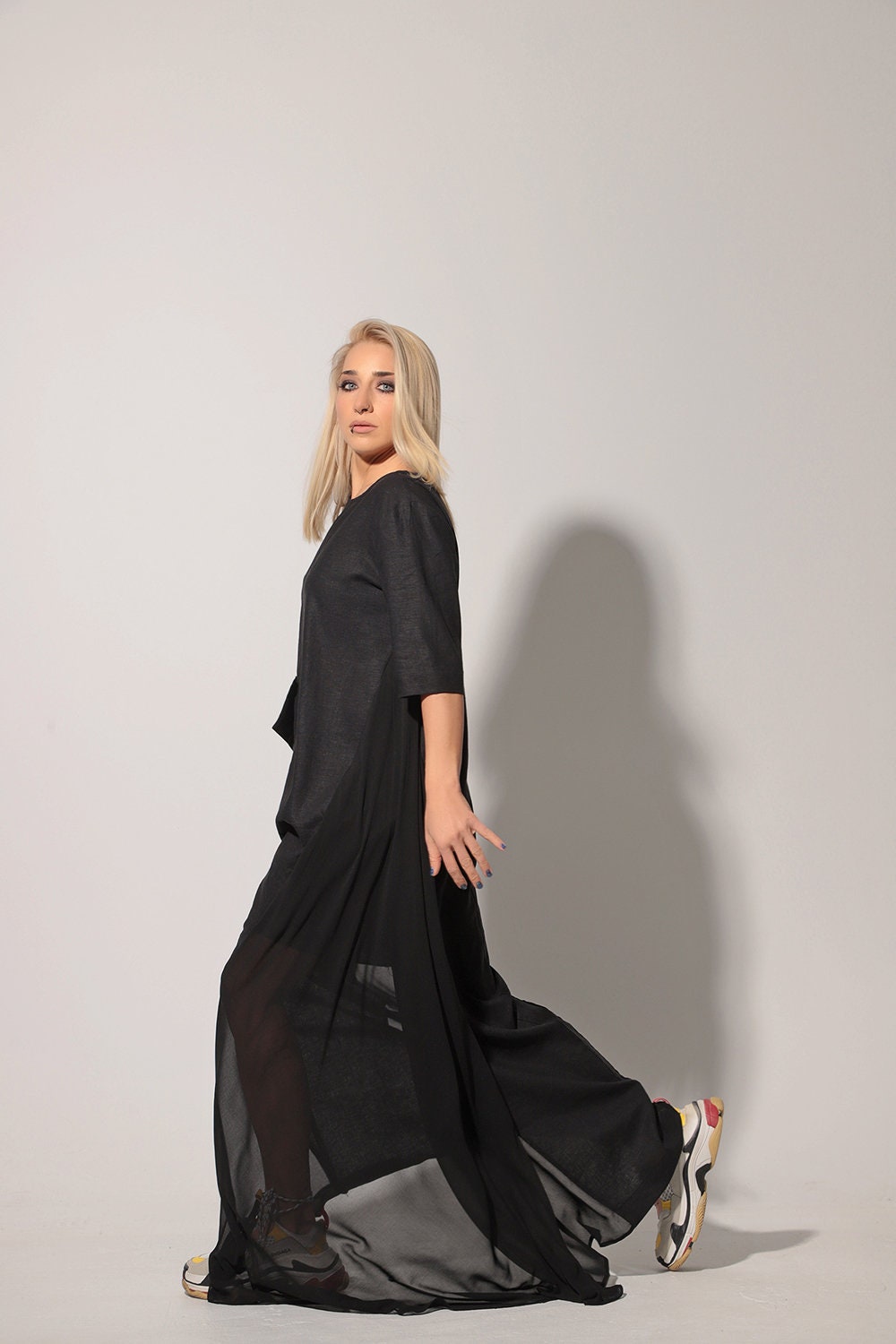 Linen Maxi Dress - AIKA