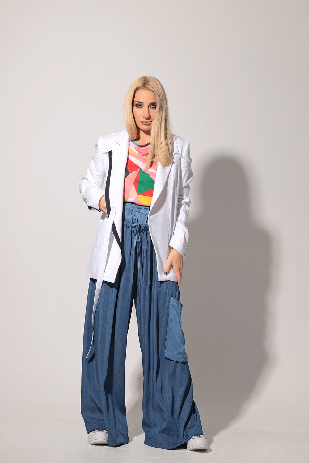 Classic linen blazer - ASATIRA