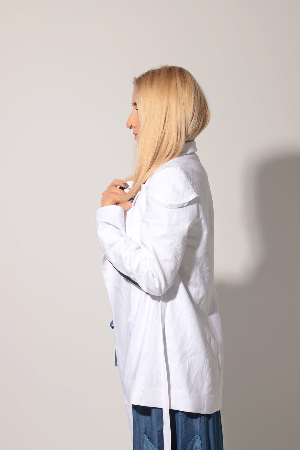 Classic linen blazer - ASATIRA