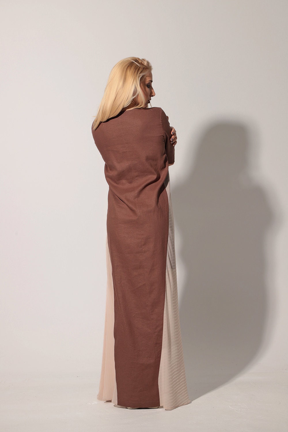 Linen maxi dress AIKA
