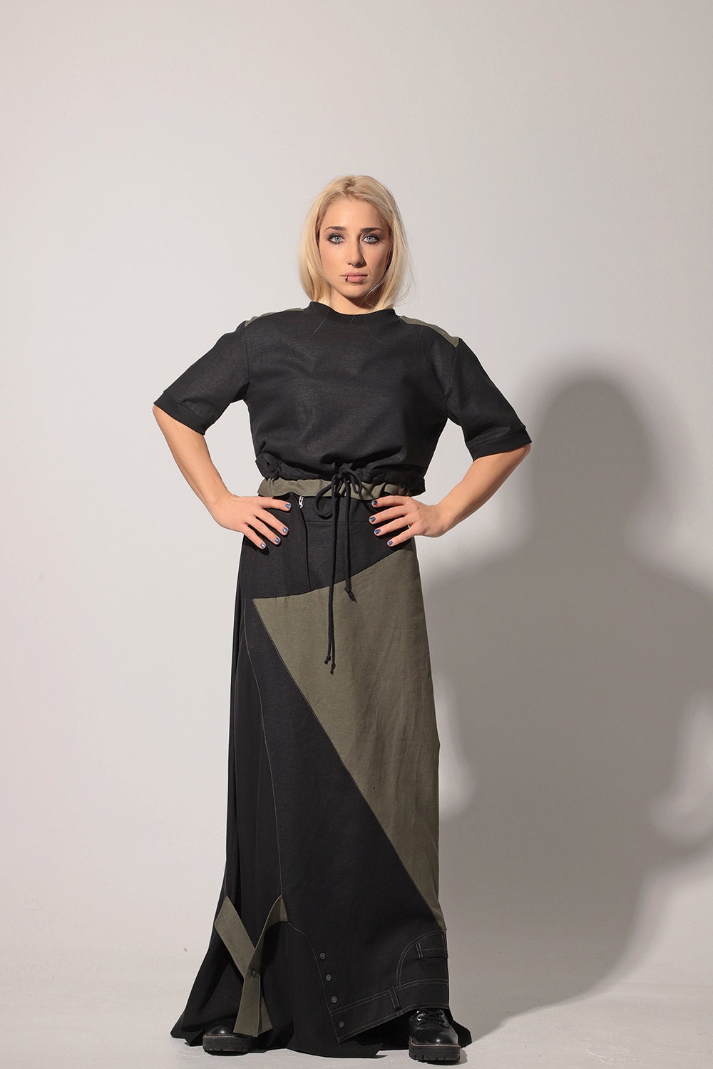 Maxi linen skirt - KENGA