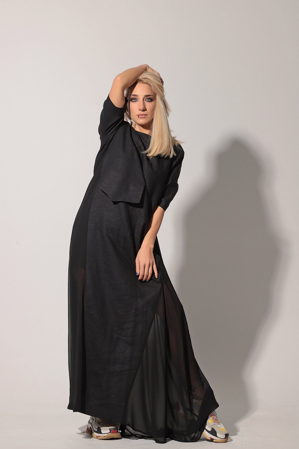 Linen Maxi Dress - AIKA