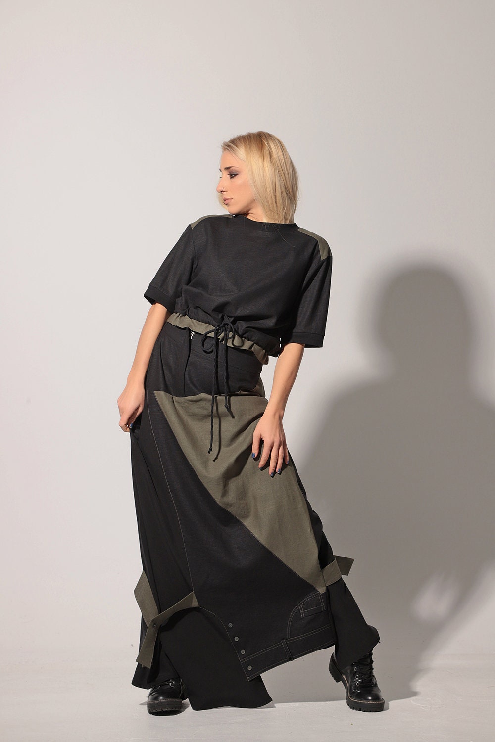Maxi linen skirt - KENGA