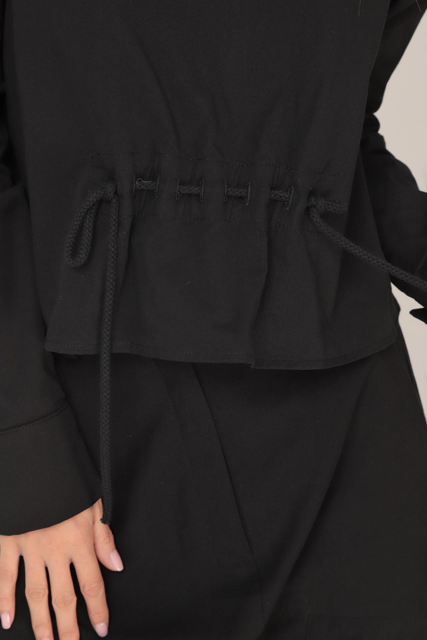 Relaxed poplin cotton blouse - HIBIKI