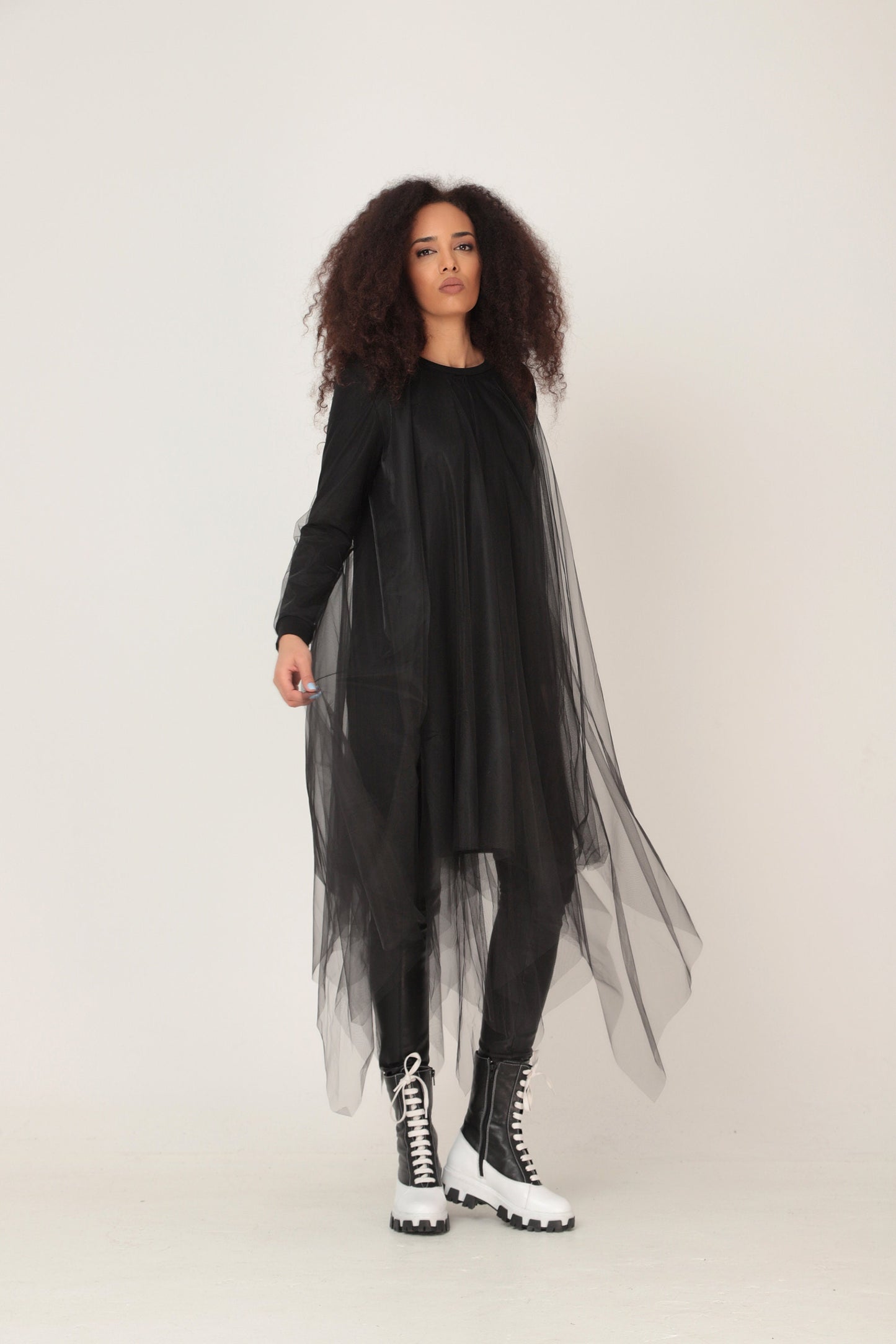 Oversized midi dress - AWENA