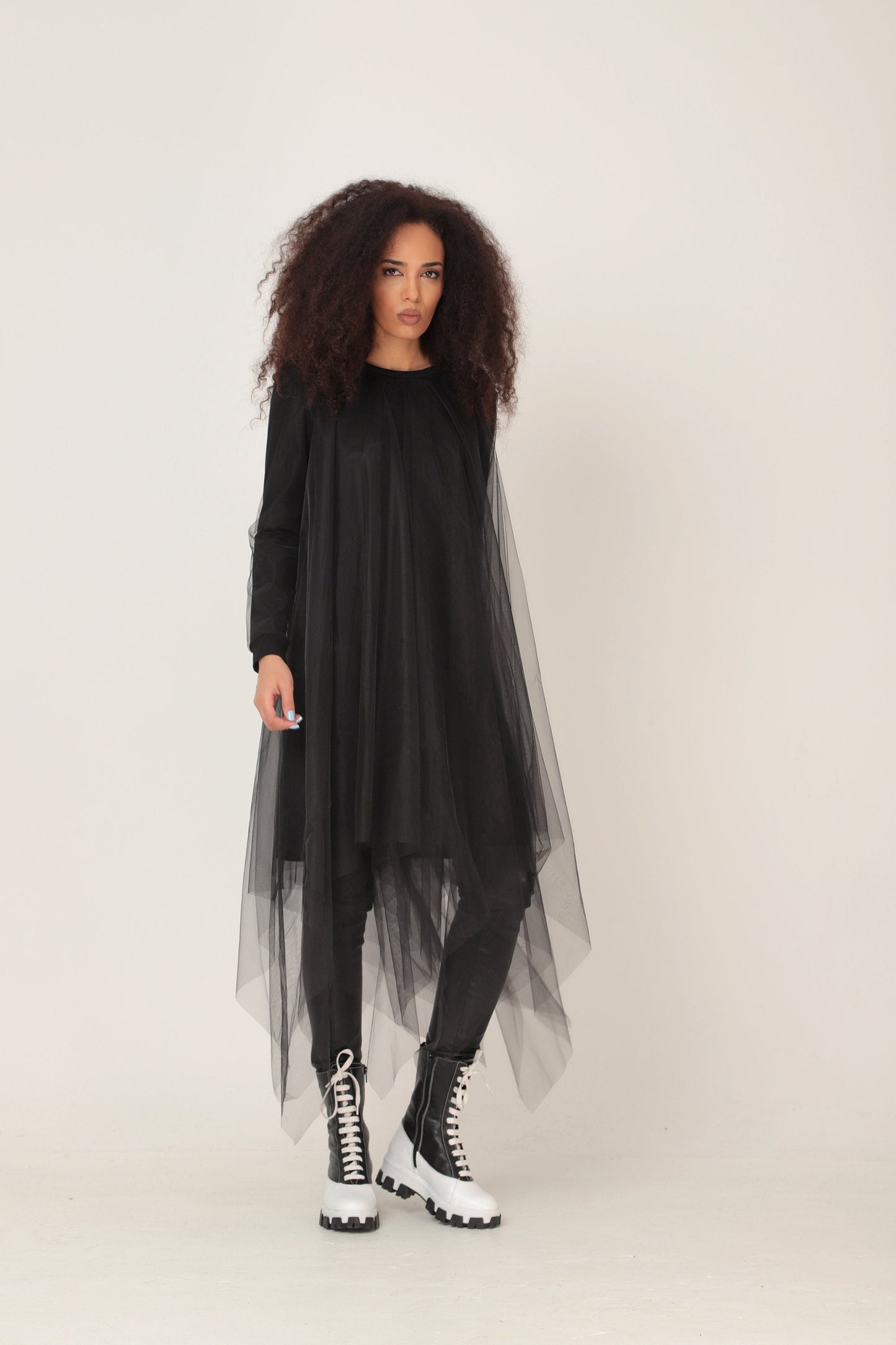 Oversized midi dress - AWENA
