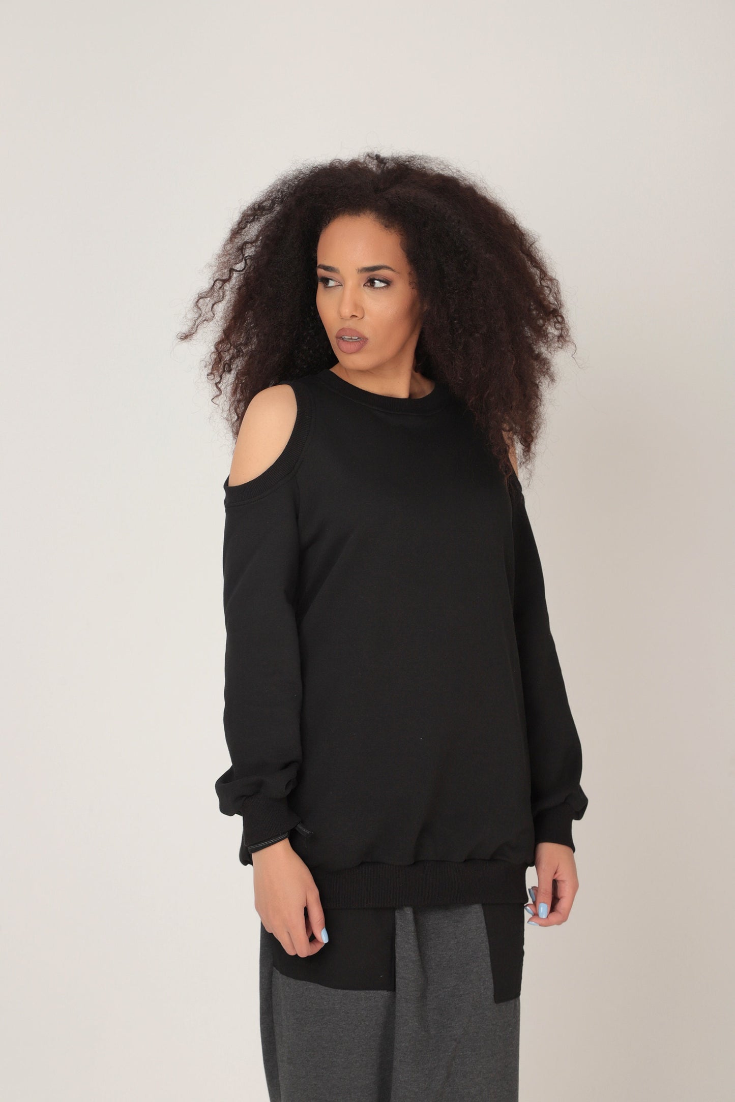 Long sleeve sweatshirt top - ASANA