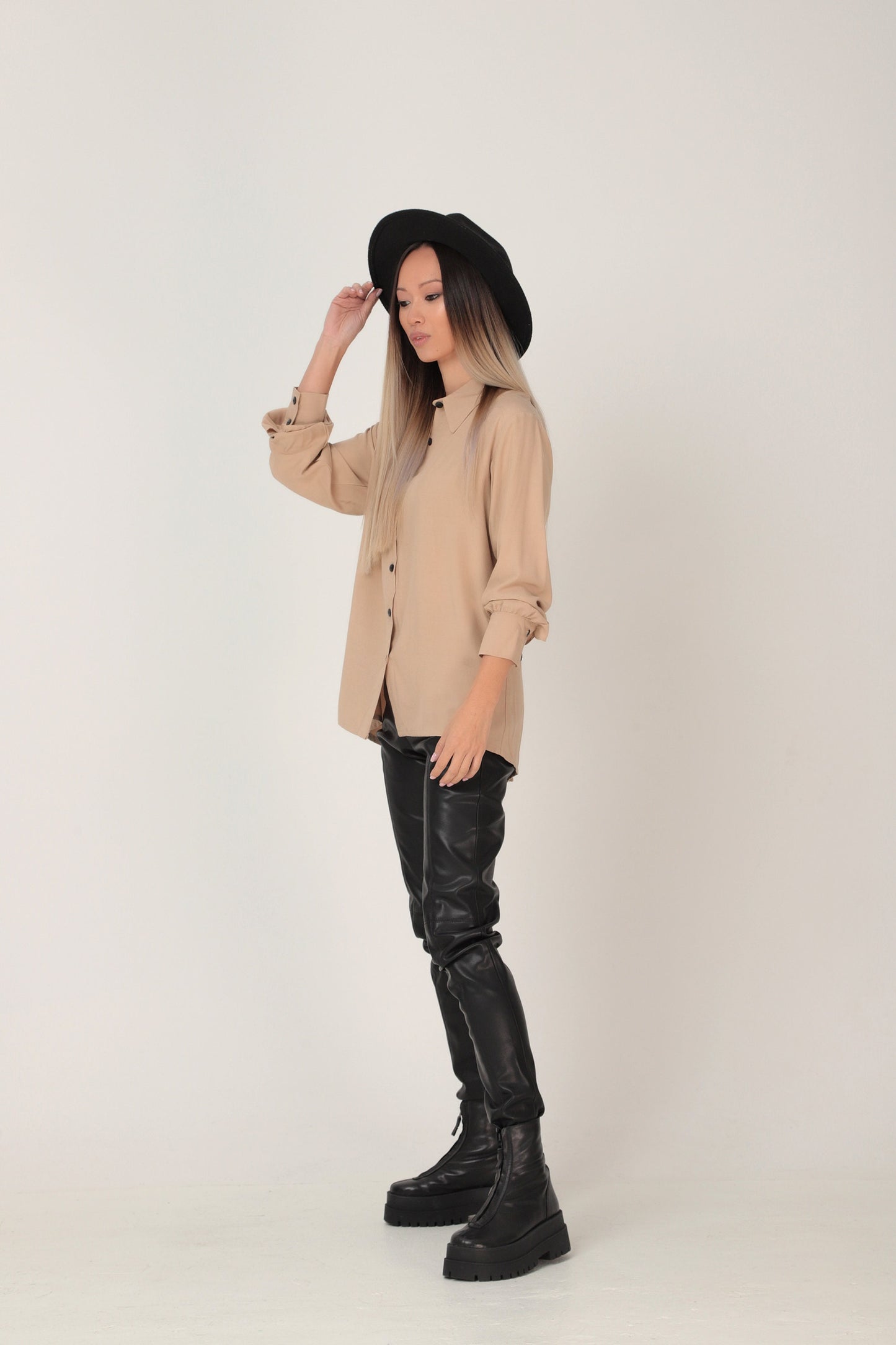 SIKA - Faux leather leggings