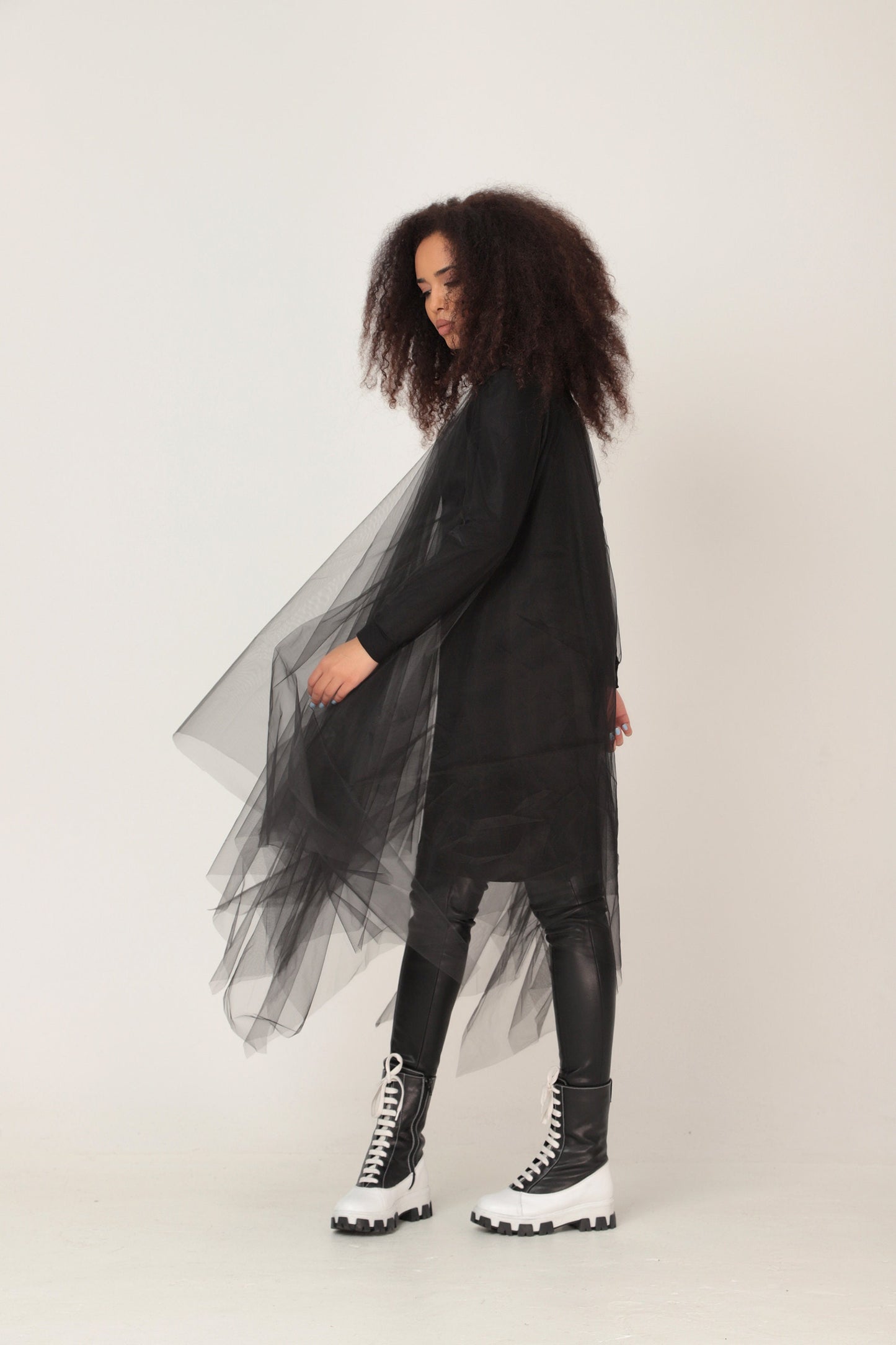 Oversized midi dress - AWENA