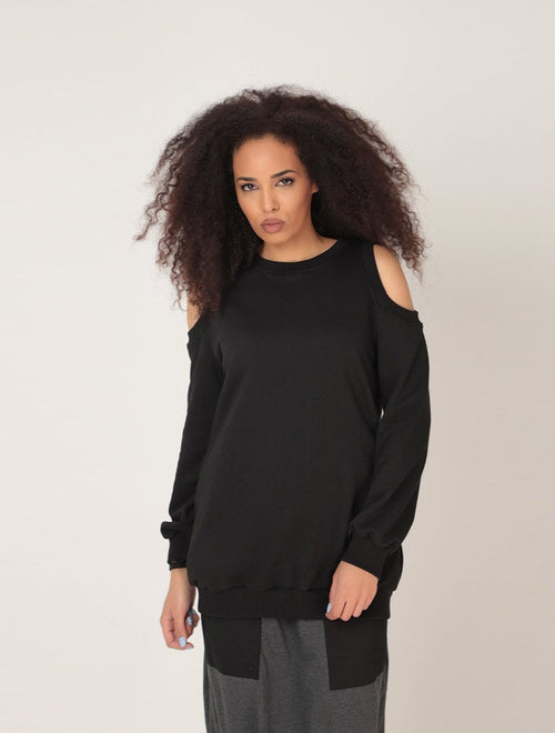 Long sleeve sweatshirt top - ASANA