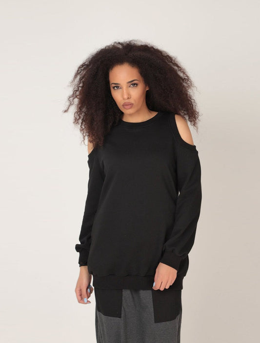 Long sleeve sweatshirt top - ASANA